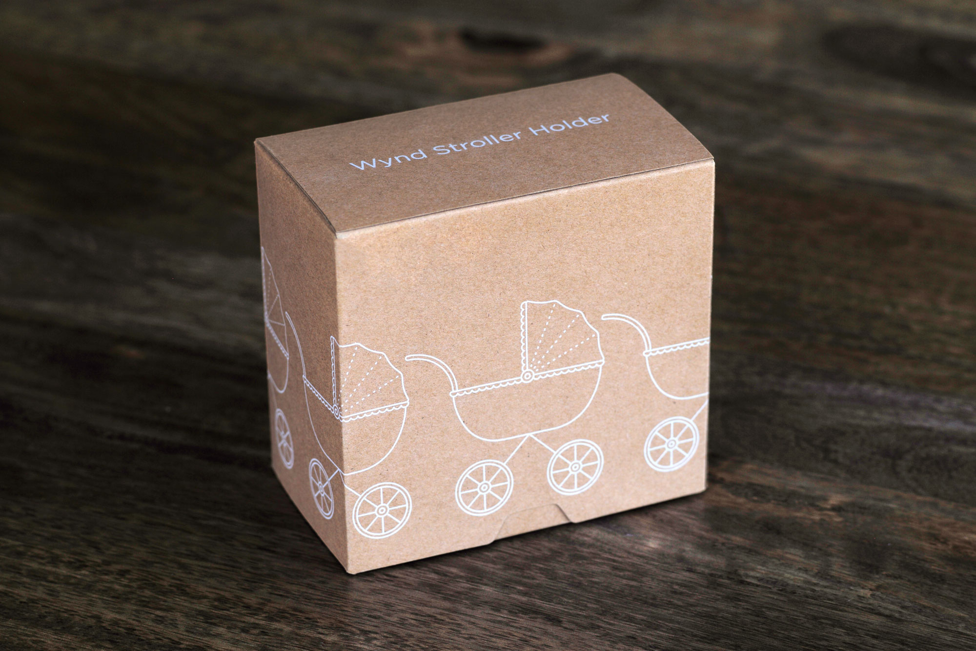 Wynd packaging - The Wynd Baby Stroller Holder box